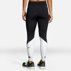Brooks Bottoms Women's Carbonite Tight - Black/Icy Grey/Nightlife 11 Brooks Bottoms Women's Carbonite Tight - Black/Icy Grey/Nightlife