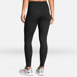 Brooks Bottoms Women's Momentum Thermal Tight - Black 10 Brooks Bottoms Women's Momentum Thermal Tight - Black