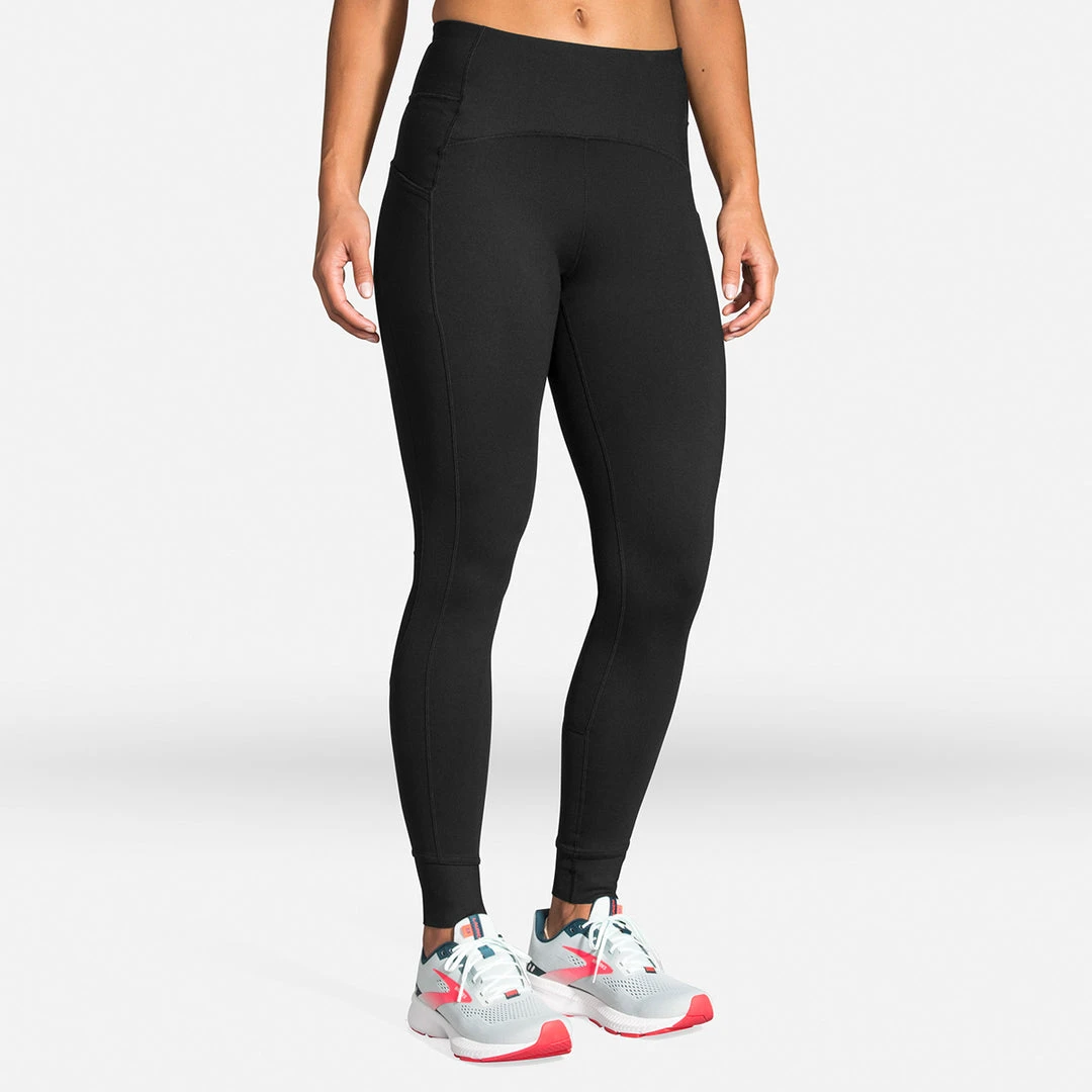 Brooks Bottoms Women's Momentum Thermal Tight - Black 3 Brooks Bottoms Women's Momentum Thermal Tight - Black