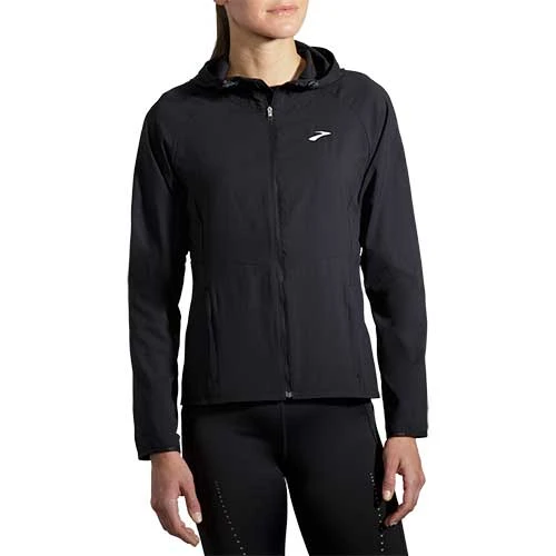 Brooks Jackets & Vests Women's Canopy Jacket 2022 - Black 4 Brooks Jackets & Vests Women's Canopy Jacket 2022 - Black