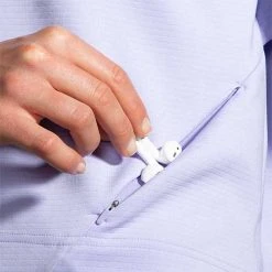 Brooks Women's Run Within Sweatshirt - Violet Dash Tops