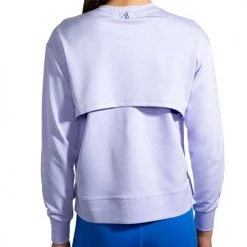 Brooks Women's Run Within Sweatshirt - Violet Dash Tops