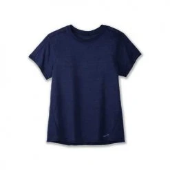 Brooks Women's Distance Short Sleeve - Navy