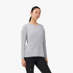 On Running Tops Women's Comfort Long-T - Glacier