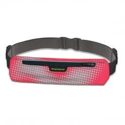 Amphipod Run MicroStretch Plus Luxe Reflective Belt - Coral Refelcto-Dot