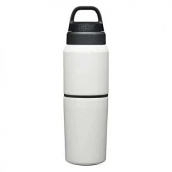 CamelBak MultiBev 17 Oz Bottle / 12 Oz Cup Insulated Stainless Steel - White/White Hydration, Belts, And Waterbottles 10 CamelBak MultiBev 17 Oz Bottle / 12 Oz Cup Insulated Stainless Steel - White/White Hydration, Belts, And Waterbottles