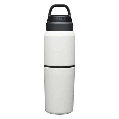 CamelBak MultiBev 17 Oz Bottle / 12 Oz Cup Insulated Stainless Steel - White/White Hydration, Belts, And Waterbottles 4 CamelBak MultiBev 17 Oz Bottle / 12 Oz Cup Insulated Stainless Steel - White/White Hydration, Belts, And Waterbottles
