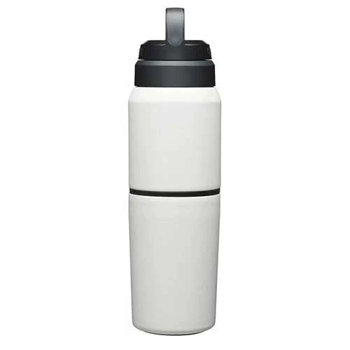 CamelBak MultiBev 17 Oz Bottle / 12 Oz Cup Insulated Stainless Steel - White/White Hydration, Belts, And Waterbottles 2 CamelBak MultiBev 17 Oz Bottle / 12 Oz Cup Insulated Stainless Steel - White/White Hydration, Belts, And Waterbottles