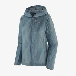 Patagonia Tops Women's Houdini Jacket - Agave Big Tonal: Light Plume Grey