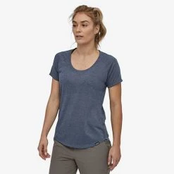 Patagonia Women's Capilene Cool Trail Shirt - Classic Navy Tops