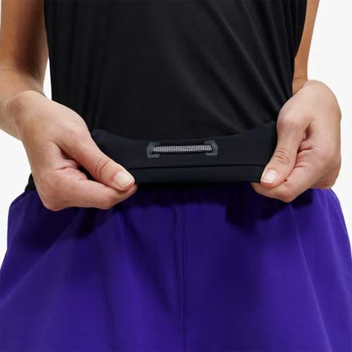 On Running Women's Running Shorts - Twilight/Black 3 On Running Women's Running Shorts - Twilight/Black