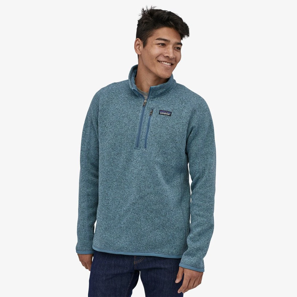 Patagonia Men's Better Sweater 1/4 Zip - Pigeon Blue 2 Patagonia Men's Better Sweater 1/4 Zip - Pigeon Blue