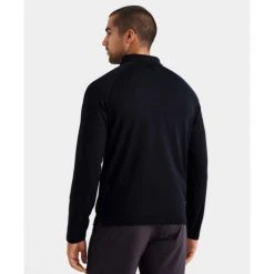 Rhone Apparel Men's Retro Session 1/4 Zip Top - Nero Black 9 Rhone Apparel Men's Retro Session 1/4 Zip Top - Nero Black