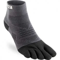 Injinji Men's Run Lightweight Mini Crew - Black
