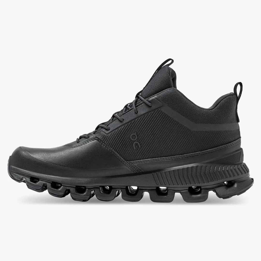 On Running Women's Cloud Hi Waterproof Running Shoe - All Black - Regular (B) Shoes 2 On Running Women's Cloud Hi Waterproof Running Shoe - All Black - Regular (B) Shoes