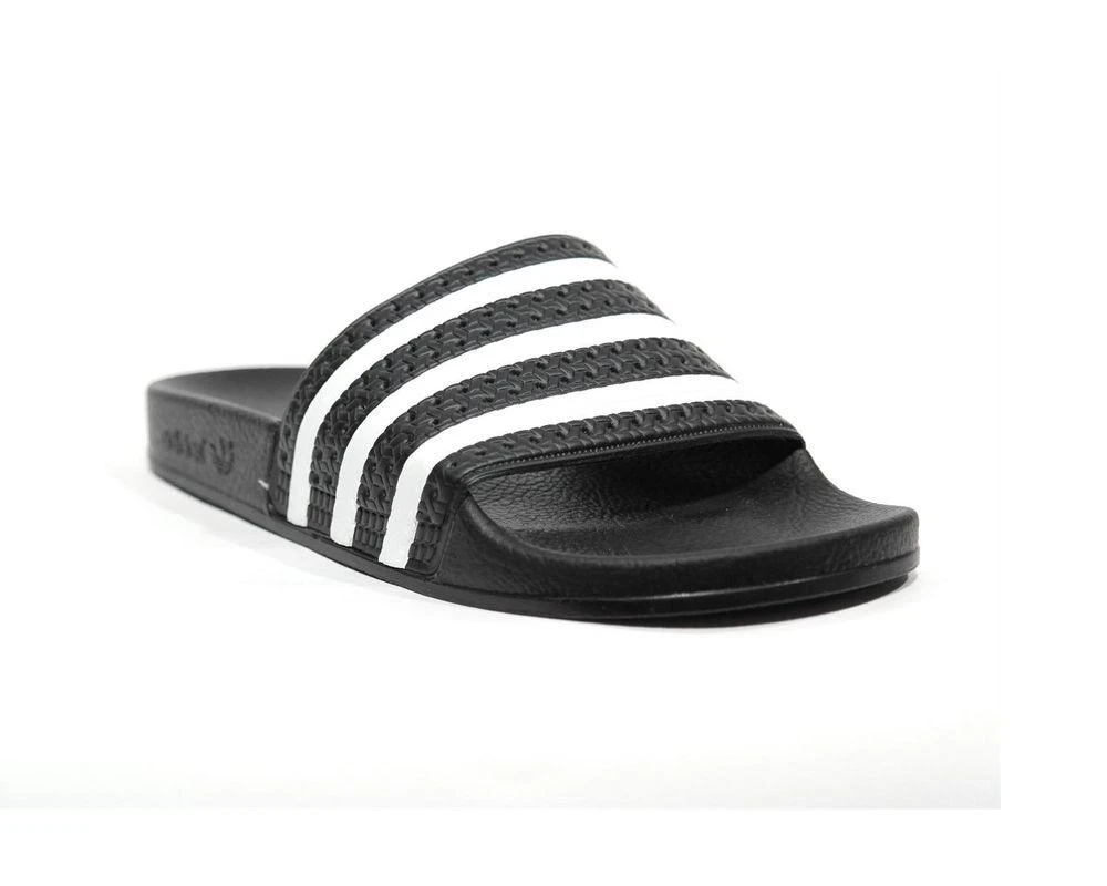 Adidas Unisex Adilette Slide Sandals - Core Black/White/Core Black 1 Adidas Unisex Adilette Slide Sandals - Core Black/White/Core Black