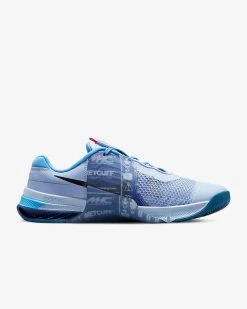 Men's Nike Metcon 7 Cross Training Shoe- Light Marine/White/University Blue- Regular (D)