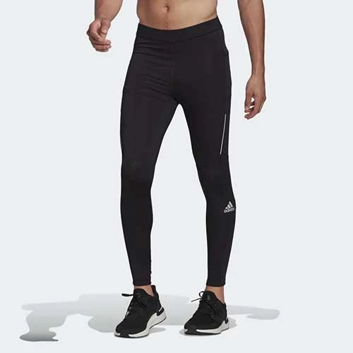 Adidas Men's Own The Run Tight - Black 2 Adidas Men's Own The Run Tight - Black