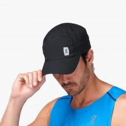 On Running Hats Unisex Lightweight Cap - Black