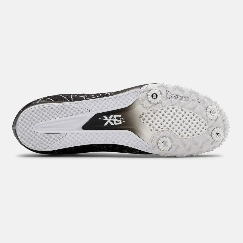 Under Armour Unisex Brigade XC Low Spikes - Black/White-Regular (D) 3 Under Armour Unisex Brigade XC Low Spikes - Black/White-Regular (D)