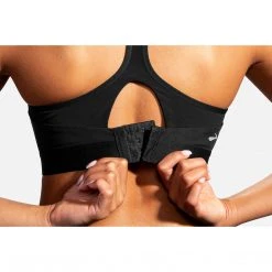 Brooks Women's Dare Racerback Run Bra - Black Bras 12 Brooks Women's Dare Racerback Run Bra - Black Bras