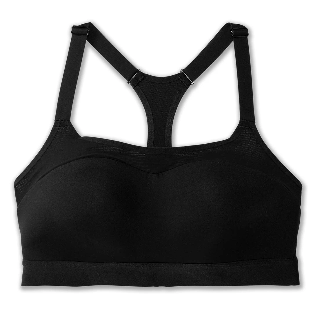 Brooks Women's Dare Racerback Run Bra - Black Bras 1 Brooks Women's Dare Racerback Run Bra - Black Bras