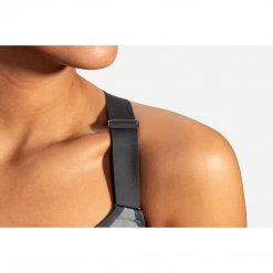 Brooks Women's Dare Racerback Run Bra - Asphalt Bras 16 Brooks Women's Dare Racerback Run Bra - Asphalt Bras