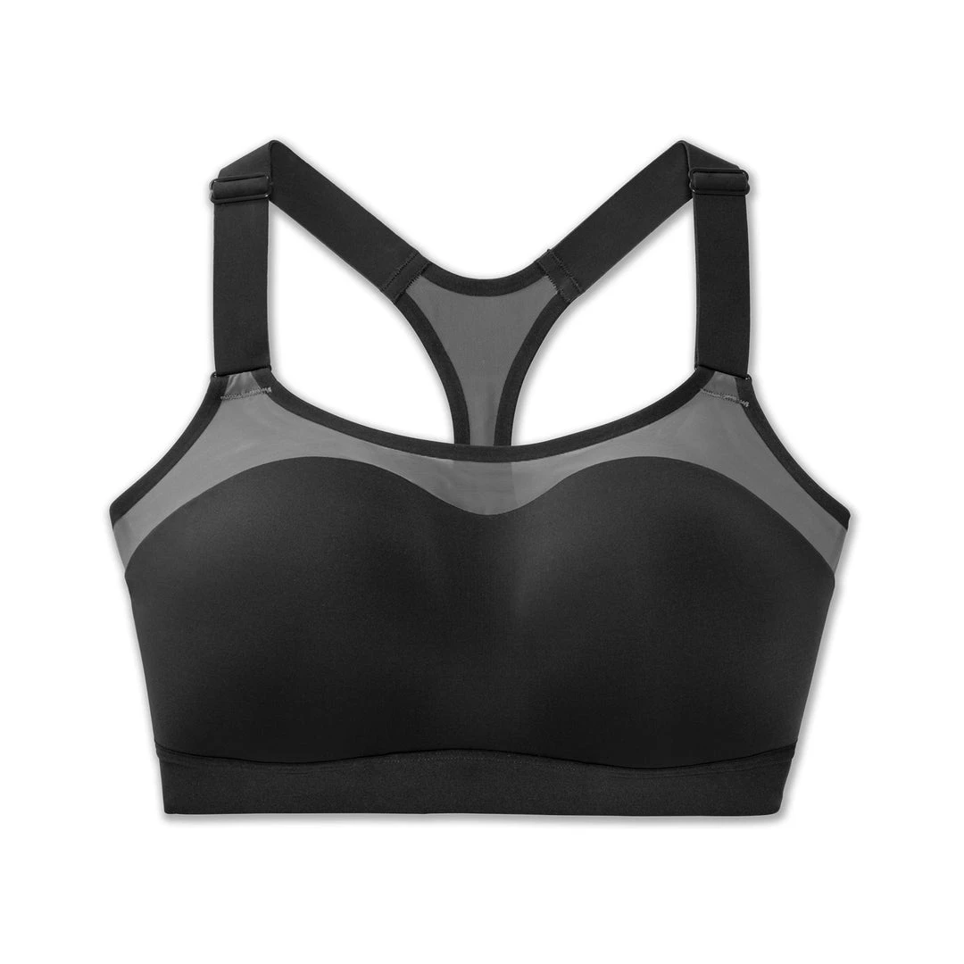 Brooks Women's Dare Racerback Run Bra - Asphalt Bras 1 Brooks Women's Dare Racerback Run Bra - Asphalt Bras