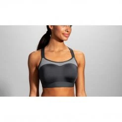 Brooks Women's Dare Racerback Run Bra - Asphalt Bras 14 Brooks Women's Dare Racerback Run Bra - Asphalt Bras