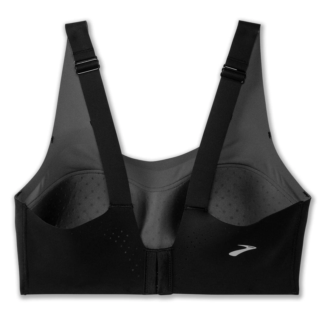 Brooks Bras Women's Dare Scoopback Run Bra - Black 2 Brooks Bras Women's Dare Scoopback Run Bra - Black