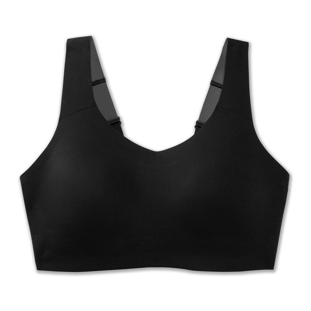 Brooks Bras Women's Dare Scoopback Run Bra - Black 1 Brooks Bras Women's Dare Scoopback Run Bra - Black