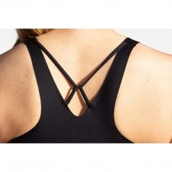 Brooks Bras Women's Dare V Neck Run Bra - Black