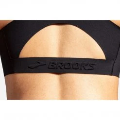 Brooks Bras Women's Dare V Neck Run Bra - Black
