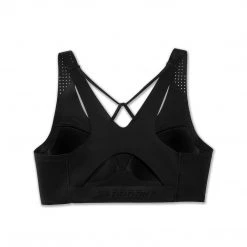 Brooks Bras Women's Dare V Neck Run Bra - Black