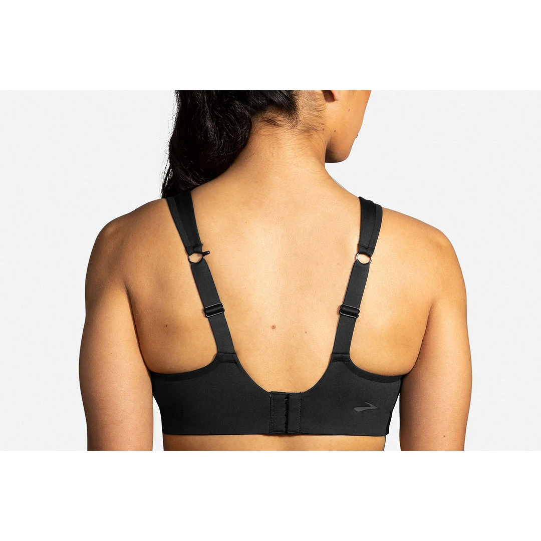 Brooks Women's Drive Convertible Run Bra - Black 6 Brooks Women's Drive Convertible Run Bra - Black