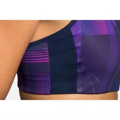 Brooks Women's Drive Convertible Run Bra - Matrix Navy Print 11 Brooks Women's Drive Convertible Run Bra - Matrix Navy Print