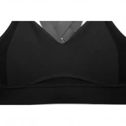 Brooks Women's Drive Interlace Run Bra - Black 10 Brooks Women's Drive Interlace Run Bra - Black