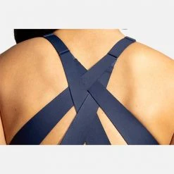 Brooks Women's Drive Interlace Run Bra - Navy Bras 17 Brooks Women's Drive Interlace Run Bra - Navy Bras