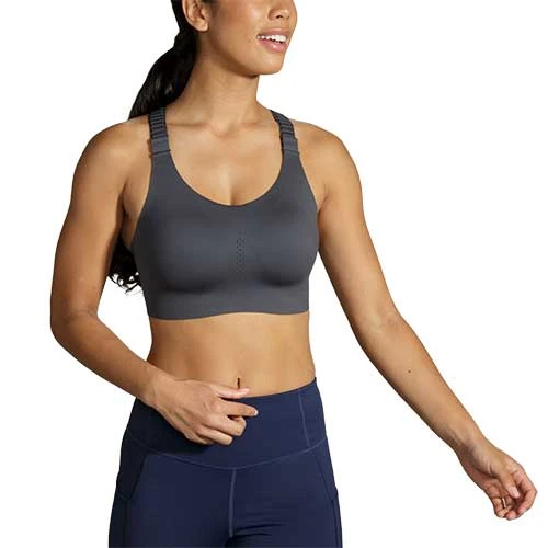 Brooks Women's Dare Racerback Run Bra 2.0 - Asphalt 2 Brooks Women's Dare Racerback Run Bra 2.0 - Asphalt