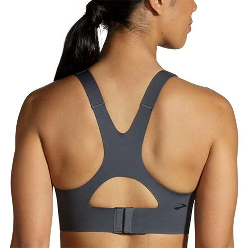 Brooks Women's Dare Racerback Run Bra 2.0 - Asphalt 10 Brooks Women's Dare Racerback Run Bra 2.0 - Asphalt