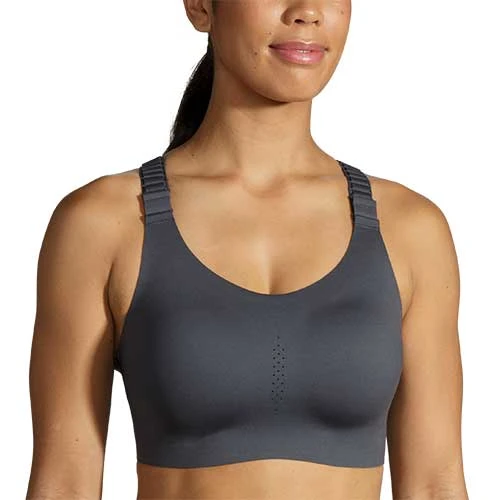 Brooks Women's Dare Racerback Run Bra 2.0 - Asphalt 11 Brooks Women's Dare Racerback Run Bra 2.0 - Asphalt