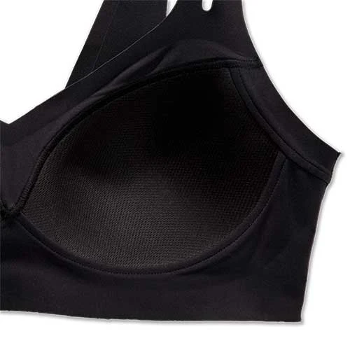 Brooks Women's Dare Strappy Run Bra 2022 - Black, Black 9 Brooks Women's Dare Strappy Run Bra 2022 - Black, Black