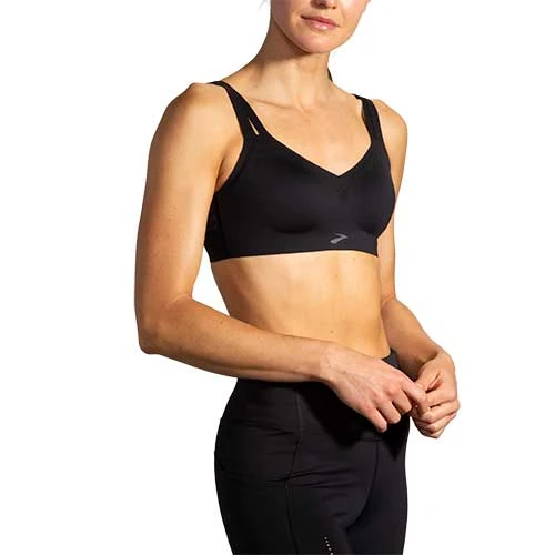 Brooks Women's Dare Strappy Run Bra 2022 - Black, Black 5 Brooks Women's Dare Strappy Run Bra 2022 - Black, Black