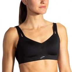 Brooks Women's Dare Strappy Run Bra 2022 - Black, Black 11 Brooks Women's Dare Strappy Run Bra 2022 - Black, Black