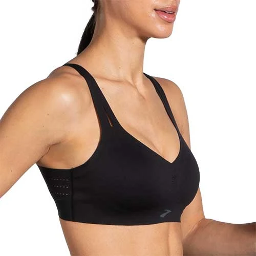 Brooks Women's Dare Strappy Run Bra 2022 - Black, Black 7 Brooks Women's Dare Strappy Run Bra 2022 - Black, Black