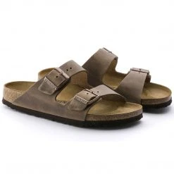 Birkenstock Shoes Arizona Cork Tobacco Brown Oiled Leather Sandal- Regular/Wide 9 Birkenstock Shoes Arizona Cork Tobacco Brown Oiled Leather Sandal- Regular/Wide