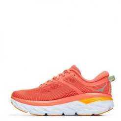 HOKA Women's Bondi 7 Running Shoe - Camellia/Coastal Shade - Regular (B) 11 HOKA Women's Bondi 7 Running Shoe - Camellia/Coastal Shade - Regular (B)