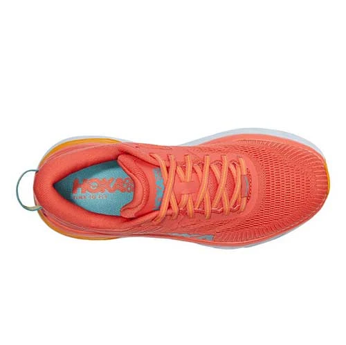 HOKA Women's Bondi 7 Running Shoe - Camellia/Coastal Shade - Regular (B) 6 HOKA Women's Bondi 7 Running Shoe - Camellia/Coastal Shade - Regular (B)