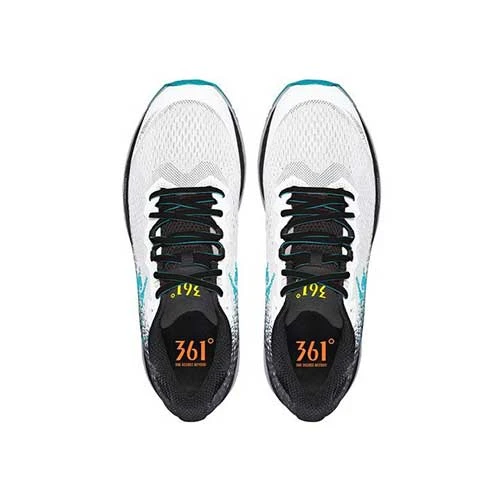 361 Shoes Men's Meraki 3 Running Shoe -White/Scuba Blue - Regular (D) 3 361 Shoes Men's Meraki 3 Running Shoe -White/Scuba Blue - Regular (D)