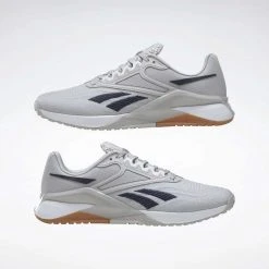 Reebok Shoes Women's Nano 2 Training Shoe - Pure Grey 2/White/Rubber Gum- Regular (B) 9 Reebok Shoes Women's Nano 2 Training Shoe - Pure Grey 2/White/Rubber Gum- Regular (B)